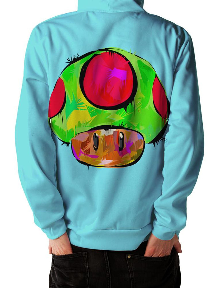 1 Up Unisex Zip-Up Hoodie Technodrome Epic Hoodie
