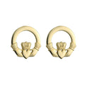 14k Gold Claddagh Earrings