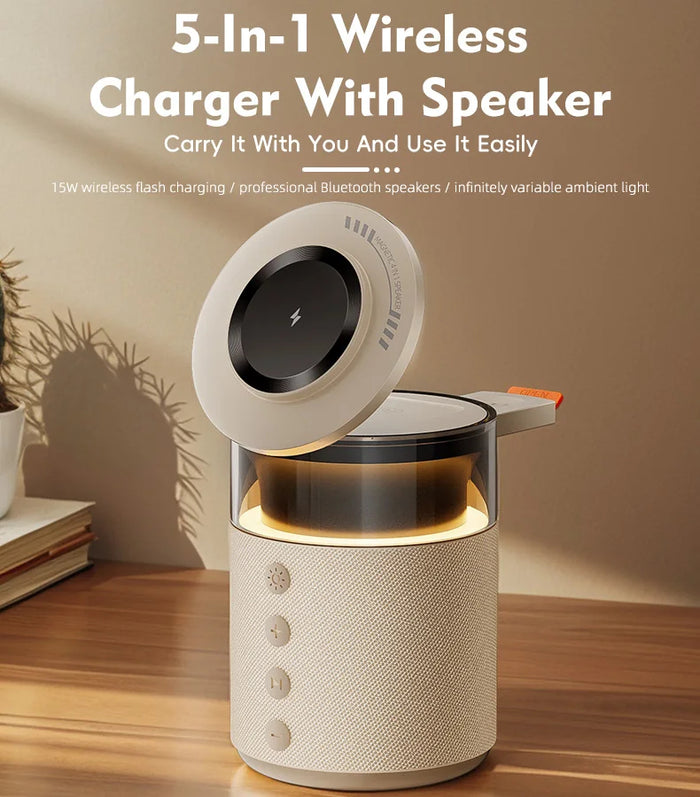 5-in-1 Wireless Charging Station for Ultimate Convenience and Efficiency - RFE Marketing Ventures