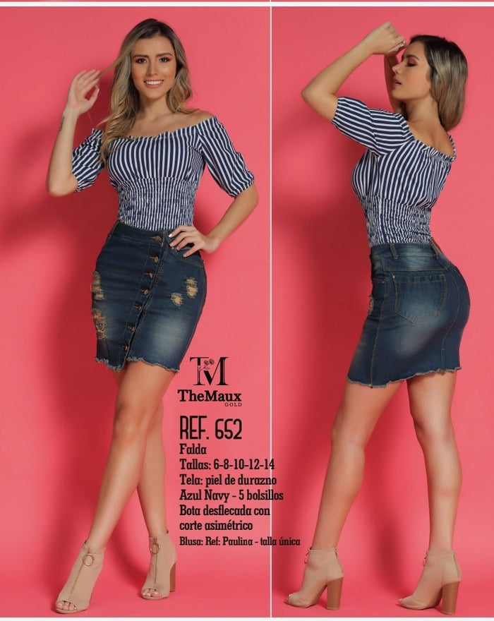 652 100% Authentic Colombian Push Up Skirt - RFE Marketing Ventures