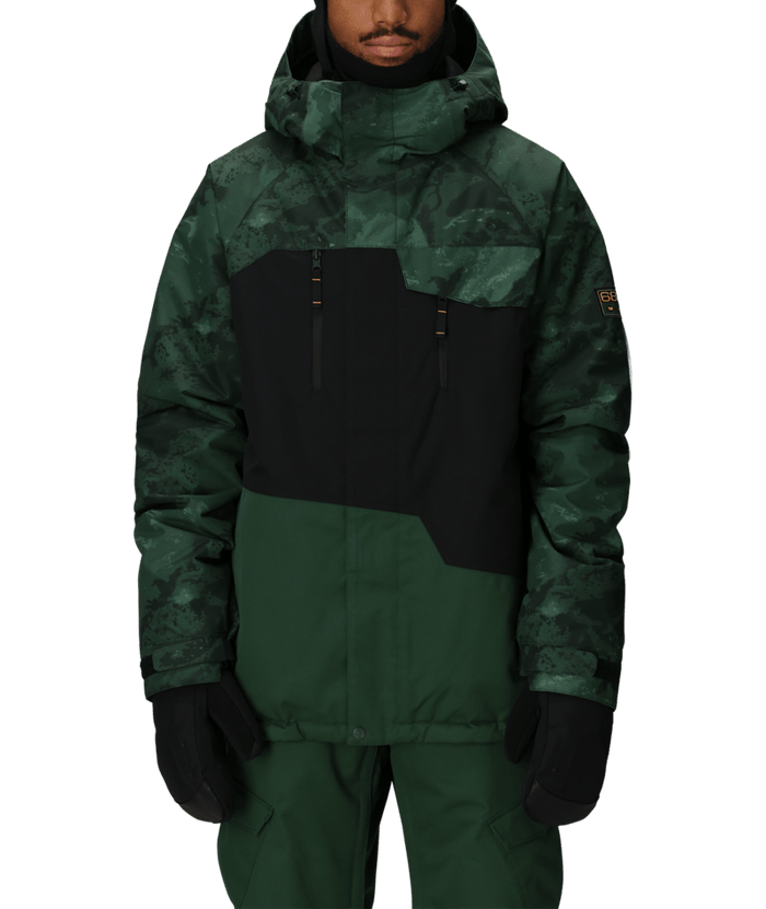 MOSS GREEN COLORBLOCK / MEDIUM