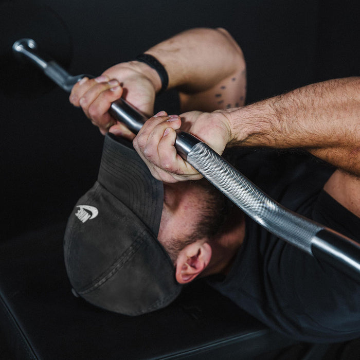 70 LB EZ Curl Fixed Urethane Barbell