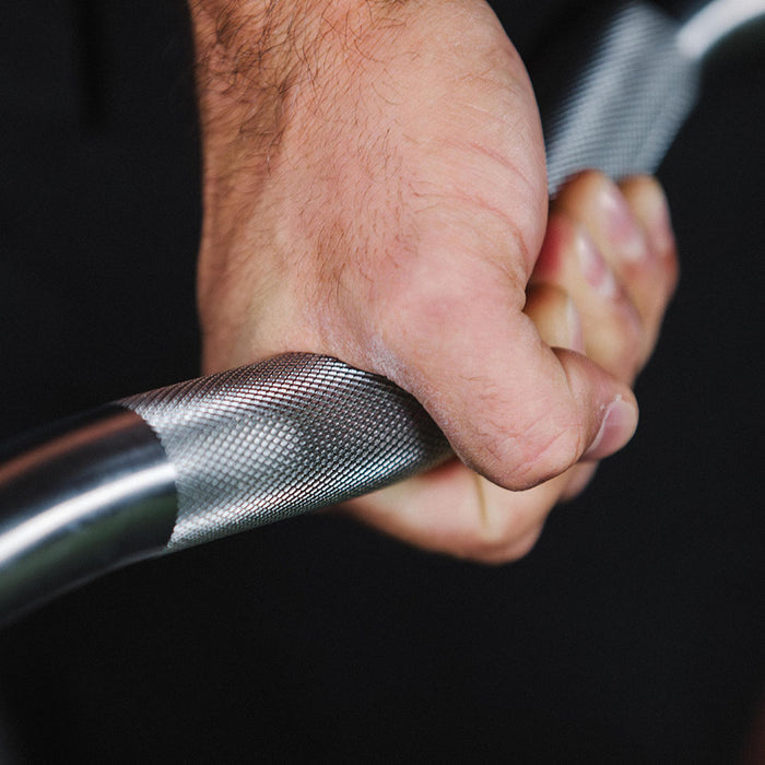80 LB EZ Curl Fixed Urethane Barbell