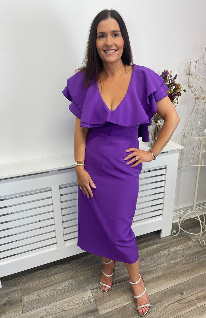 BUGAN MIDI DRESS (PURPLE)