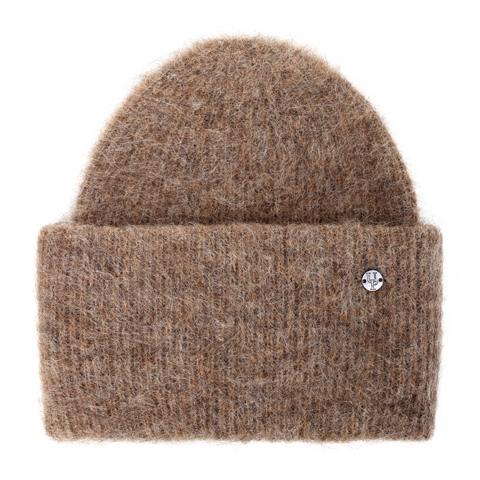 Urban Pioneers Female Aba rib beanie HAT DARK SAND