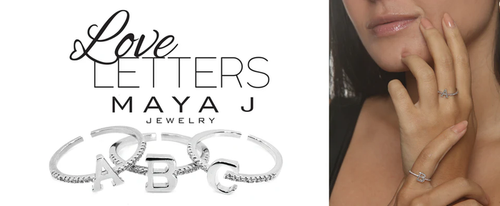Adjustable Love Letter White Gold Ring | S