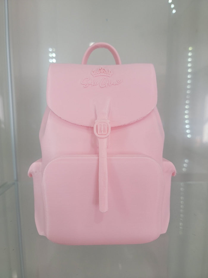 Adorable Pink Backpack Makeup Brush Holder - Stylish Organizer for Glam Lovers - RFE Marketing Ventures
