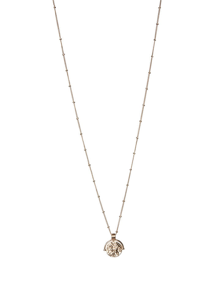Gold alfia necklace