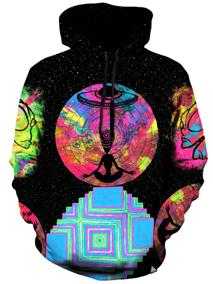 Alien Meditate Unisex Hoodie Set 4 Lyfe Epic Hoodie