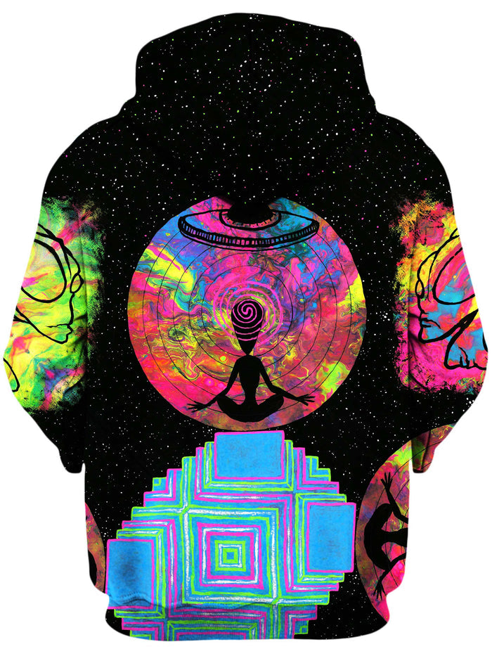 Alien Meditate Unisex Hoodie Set 4 Lyfe Epic Hoodie