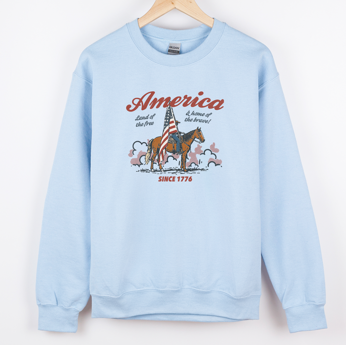 America Land Of The Free– Crewneck