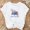 American Agriculture Tractor Flag - Bella Canvas T-Shirt