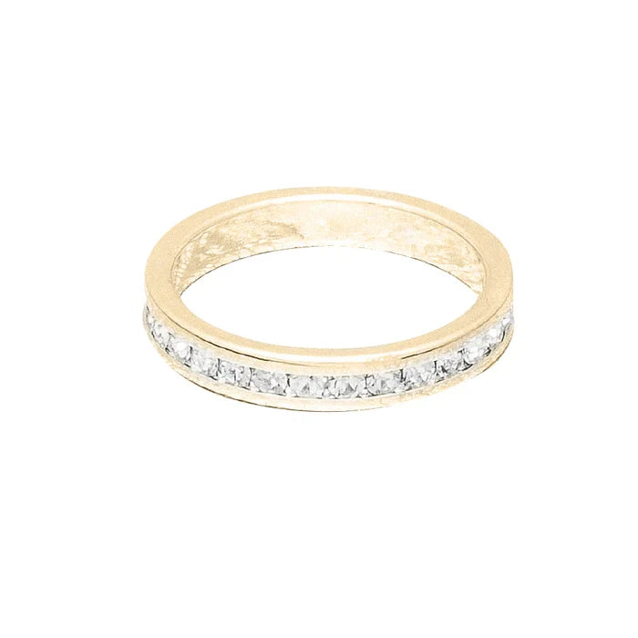 April (Diamond) Yellow Gold Ring | Size 10