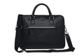 Moral Code Archie Briefcase -Black Leather- #color_black-leather