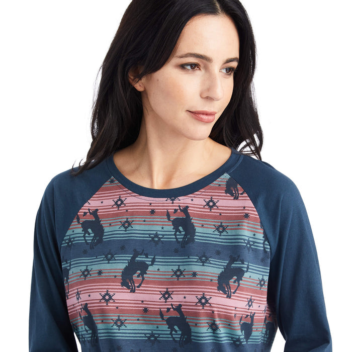 Ariat Women's Bucking Serape Pajama Set