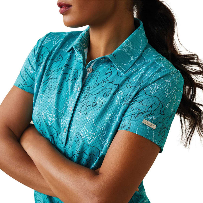 Ariat Women's Motif Polo Shirt