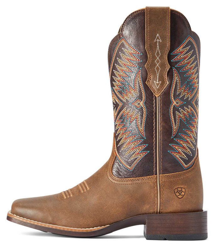 Jeffers - Ariat Women's Odessa StretchFit Western Boot, Fateful Brown - 6.5 - Fateful Brown