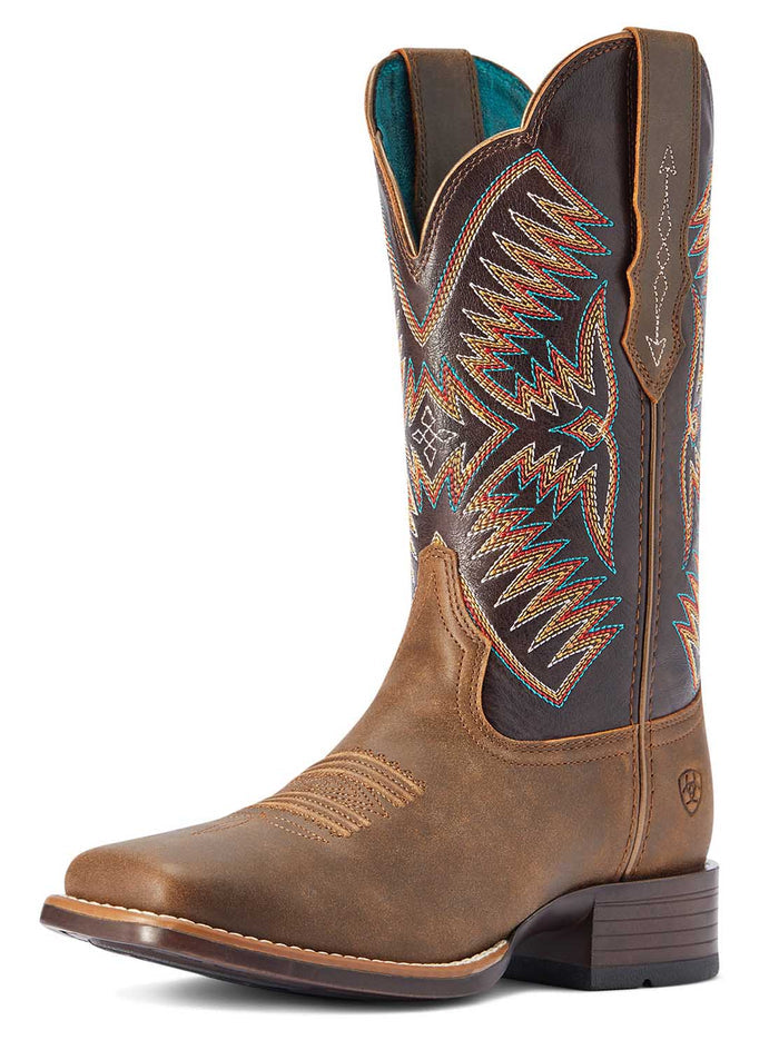 Jeffers - Ariat Women's Odessa StretchFit Western Boot, Fateful Brown - 6.5 - Fateful Brown