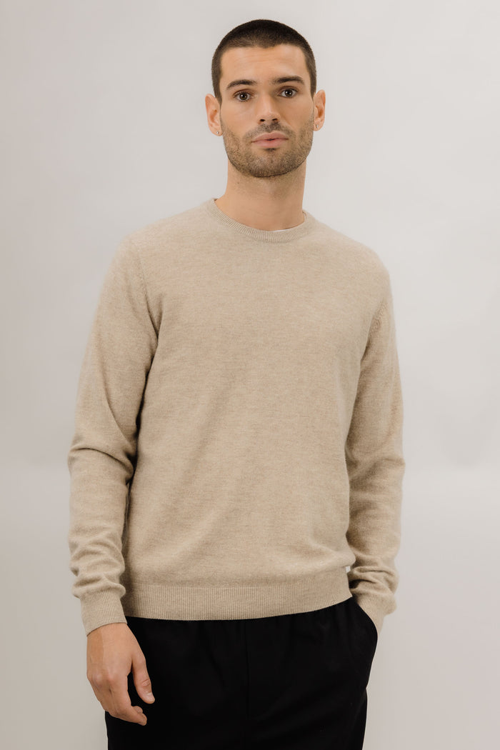 Urban Pioneers Male Arthur Sweater SWEATER LIGHT SAND
