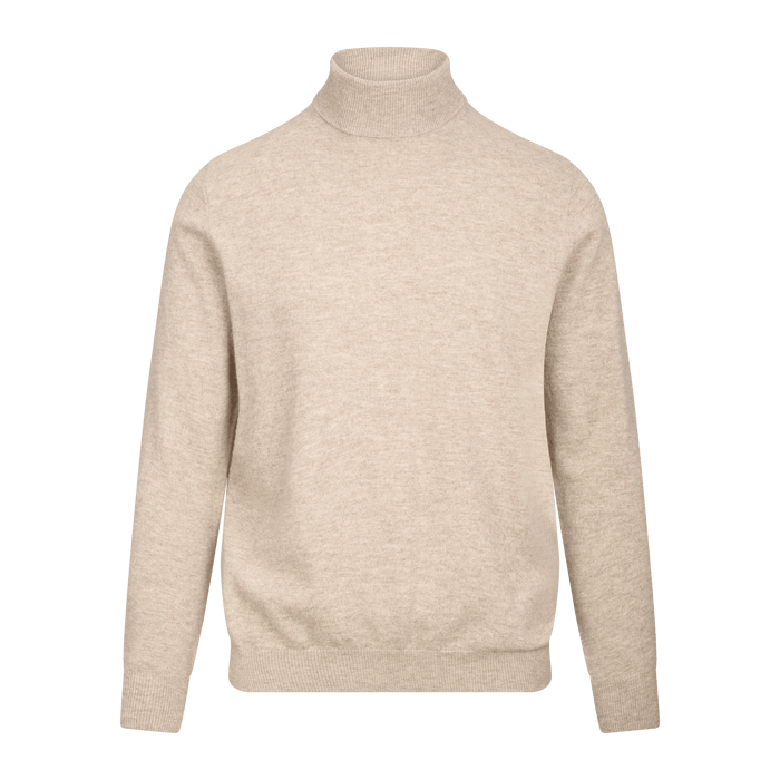 Urban Pioneers Male Arthur Turtleneck SWEATER LIGHT SAND