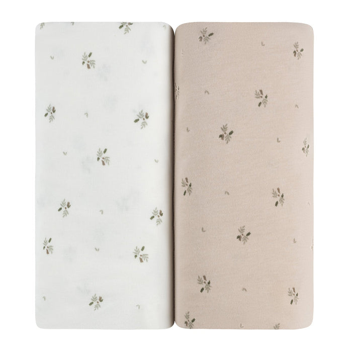 Aurora Classics Cotton Bassinet Sheet - 2 Pack