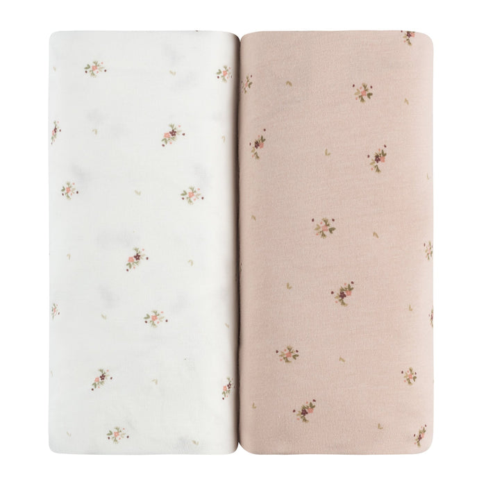 Aurora Classics Cotton Changing Pad Cover/  Cradle Sheet - 2 Pack