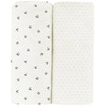 Aurora Classics Cotton Crib Sheet - 2 Pack
