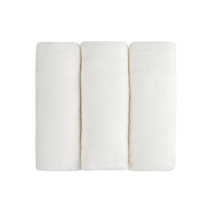 Aurora Classics Hypoallergenic Muslin Burp Cloth | 3-Pack