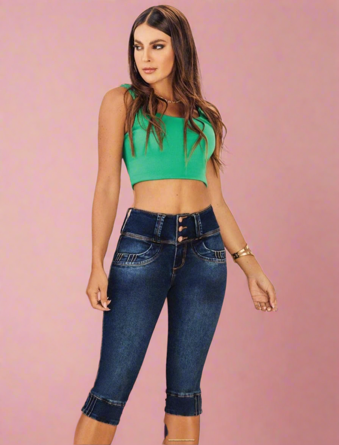 1088 100% Authentic Colombian Push Up Capri - RFE Marketing Ventures