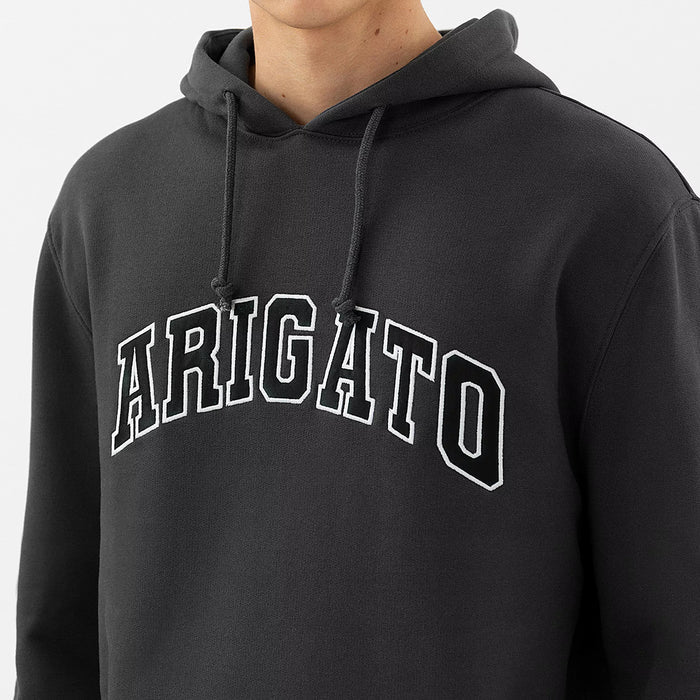 Axel Arigato - College Logo Hoodie in Faded Black - Nigel Clare