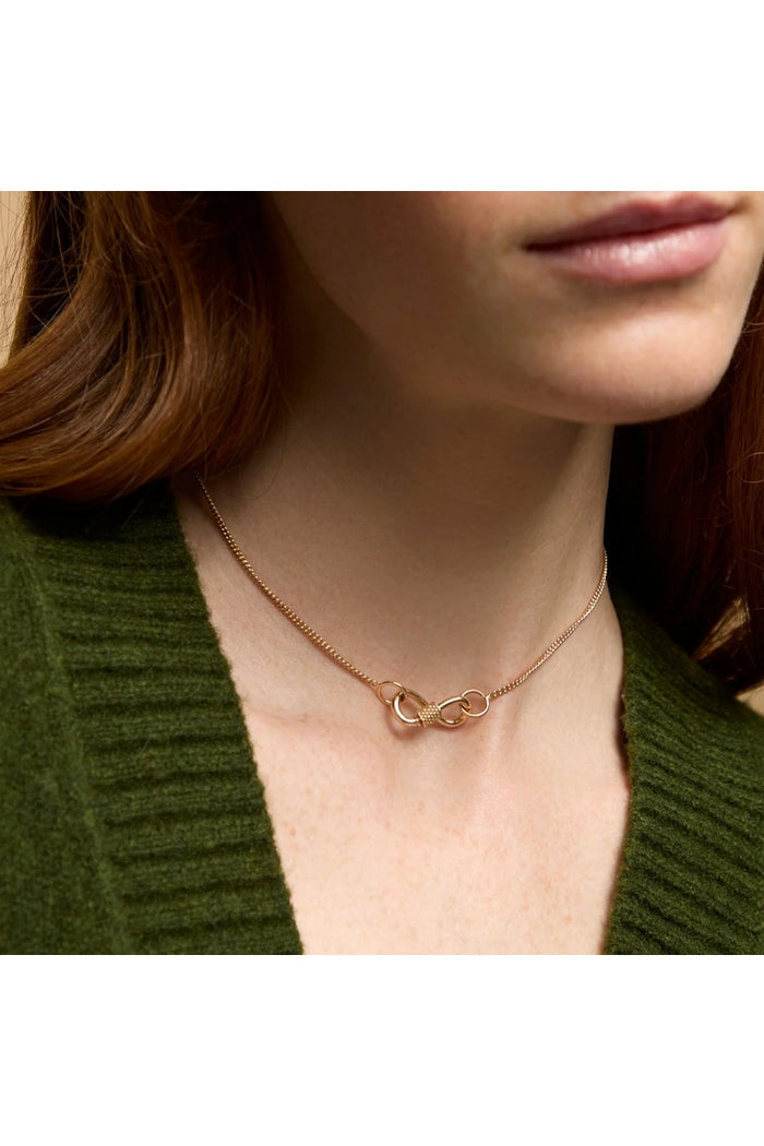 Baby DNA Lock - 14k Yellow Gold