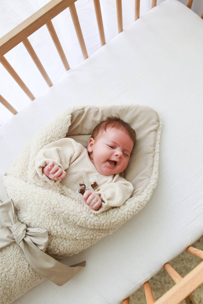 Babyly Teddy Boucle Baby Wrap