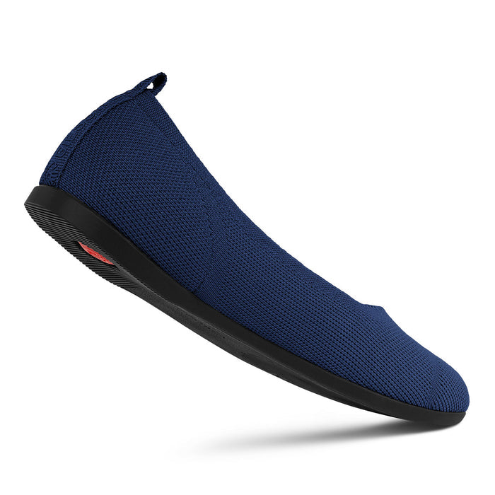 Giesswein Ballet Flats Round - bleu foncé 548
