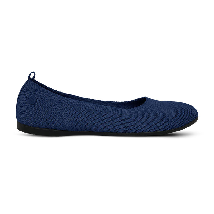 Giesswein Ballet Flats Round - bleu foncé 548