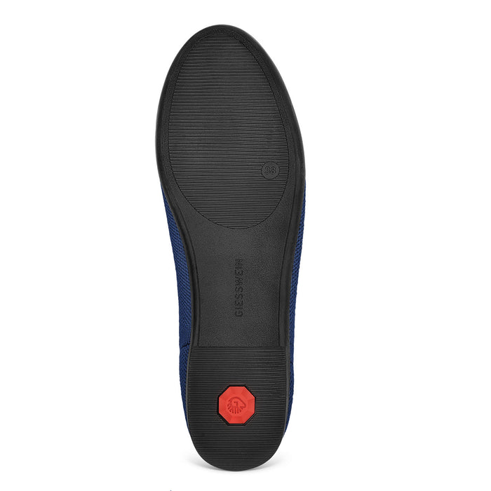 Giesswein Ballet Flats Round - bleu foncé 548