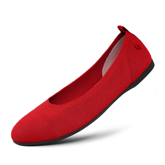 Giesswein Ballet Flats Round - flamme rouge 343