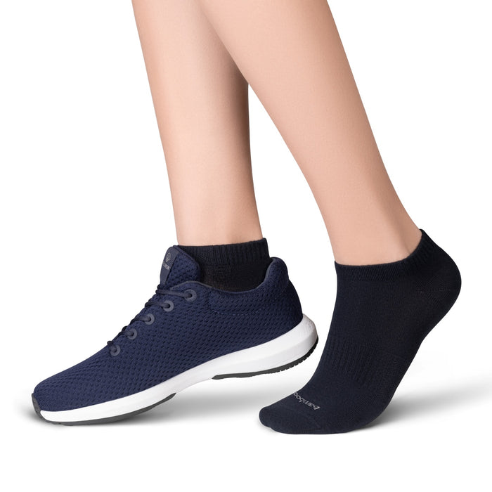 Giesswein Bamboo Sneaker Socks - bleu foncé 548
