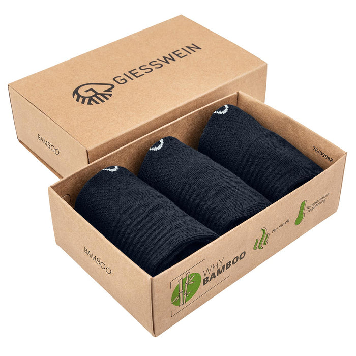 Giesswein Bamboo Sneaker Socks - bleu foncé 548