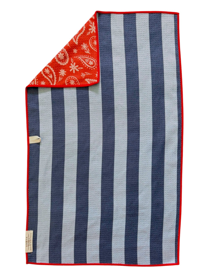 Bandana Blues: Reversible Hand Towel