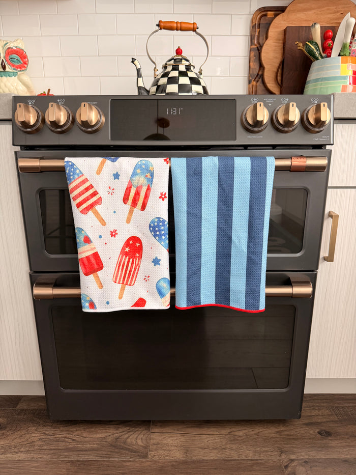 Bandana Blues: Reversible Hand Towel