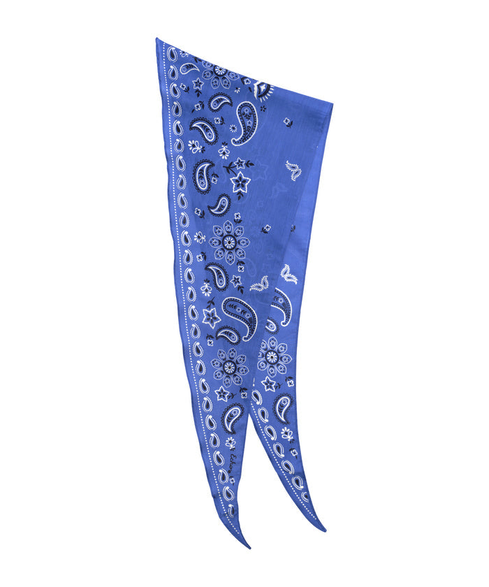 Bandana Triangle Scarf in color ultramarine
