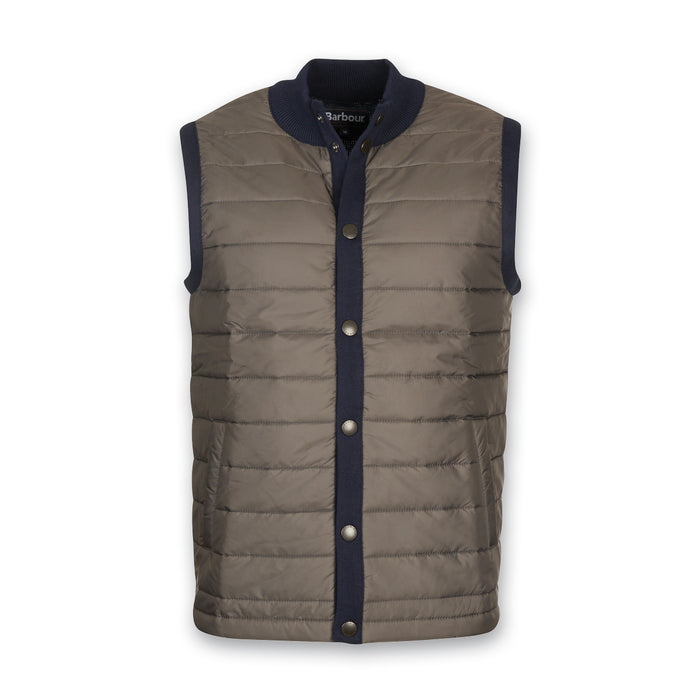 Barbour - Quilted Front Essential Gilet in Navy - Nigel Clare