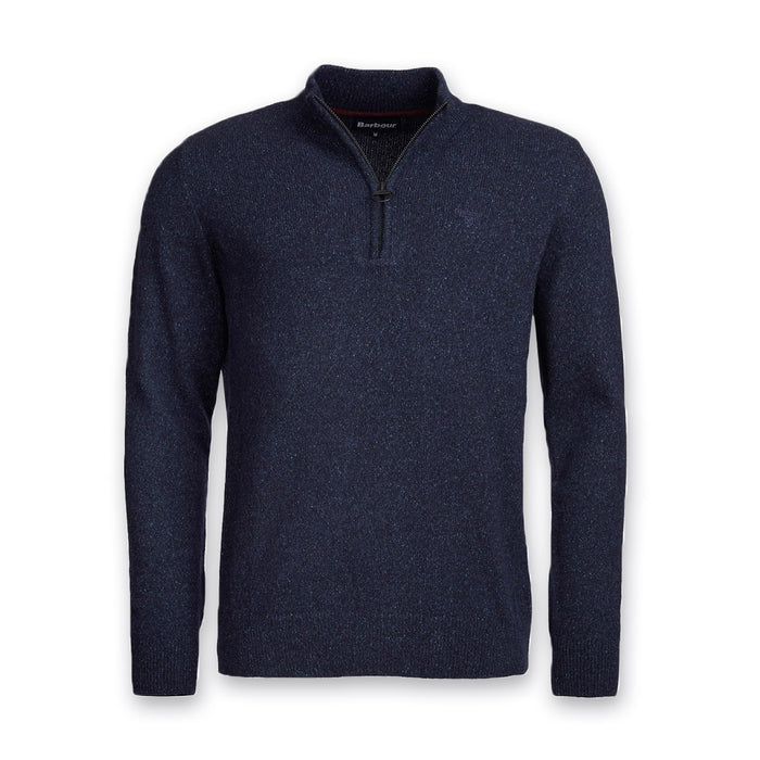 Barbour - Tisbury Half Zip Jumper in Navy - Nigel Clare