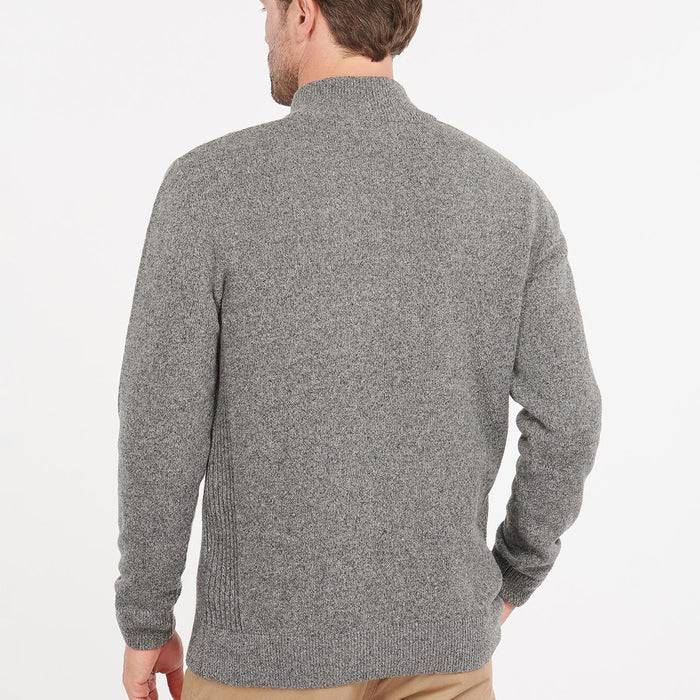 Barbour - Tisbury Knit Half Zip Jumper in Grey - Nigel Clare