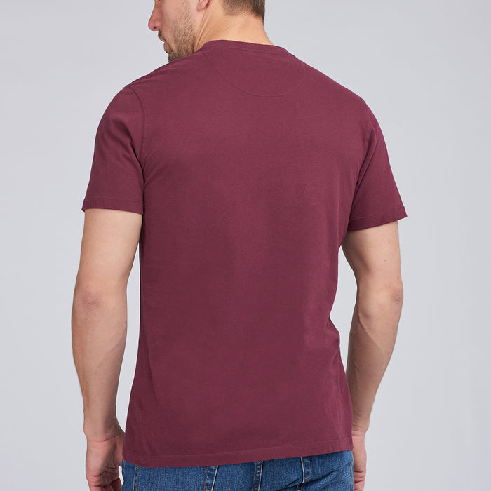 Barbour Intl - Goggles Steve McQ T-Shirt in Merlot - Nigel Clare