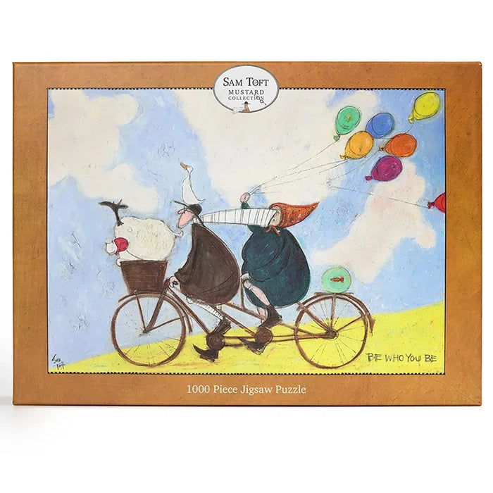 Illustration Be Who You Be from the Sam Toft Mustard Collection 1000 piece jigsaw puzzle
