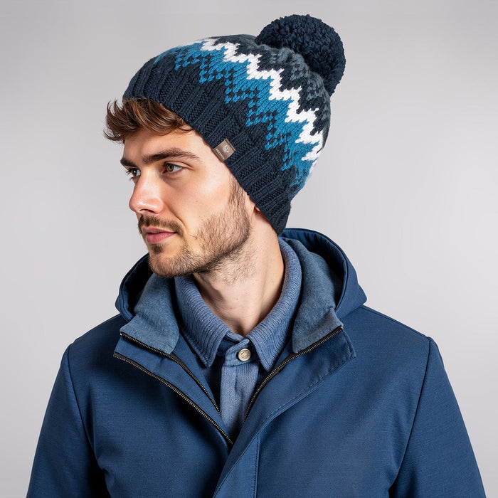 Giesswein Beanie Fäustling - bleu océan 540