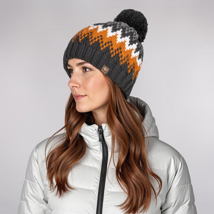 Giesswein Beanie Fäustling - gris foncé 066