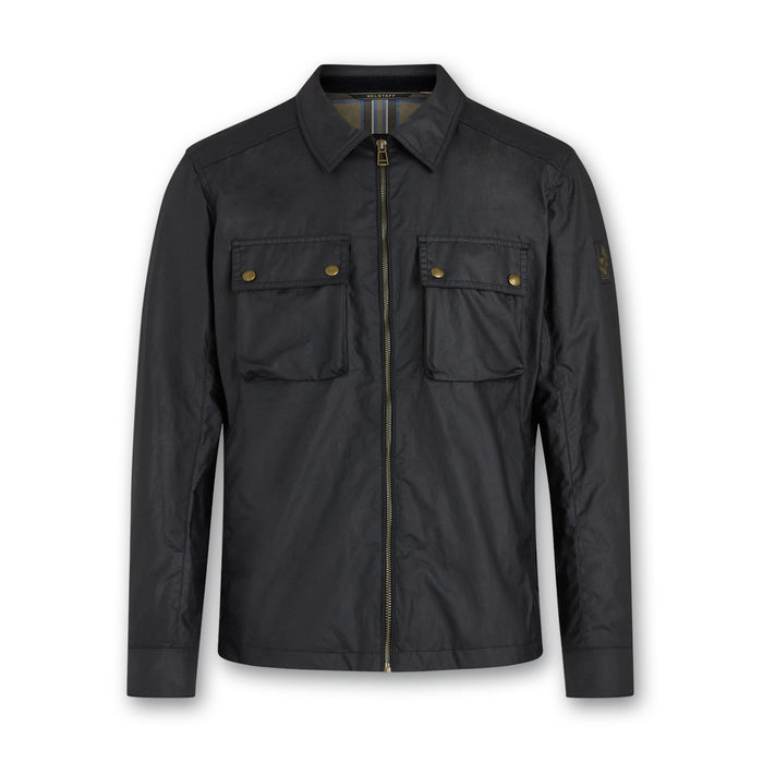 Belstaff - Dunstall Waxed Jacket in Dark Navy - Nigel Clare