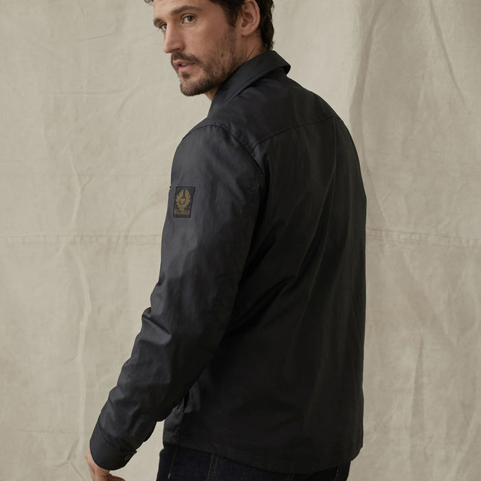 Belstaff - Dunstall Waxed Jacket in Dark Navy - Nigel Clare
